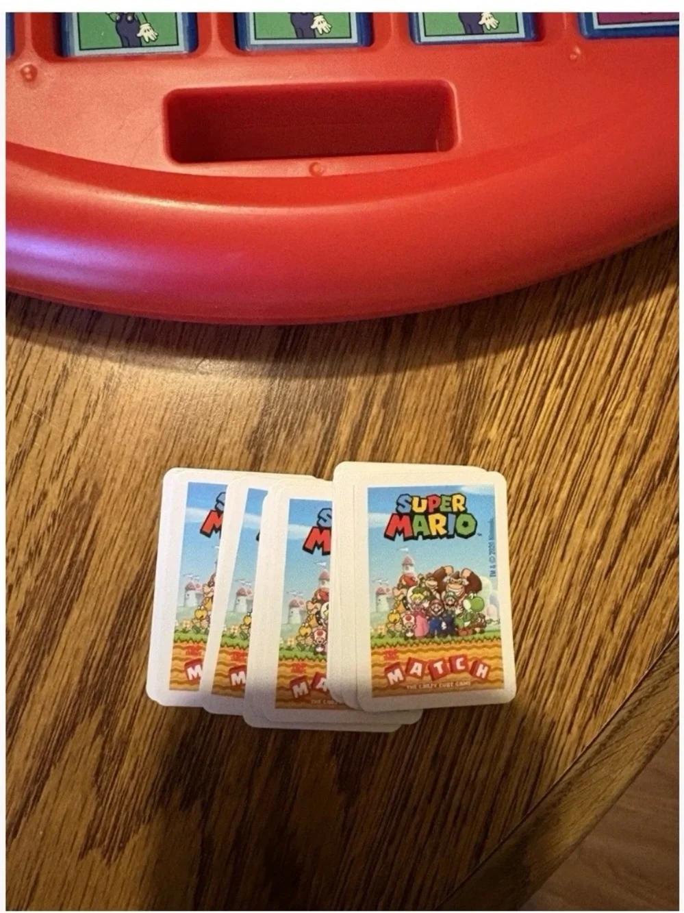 Nintendo Super Mario Red Matching Cube Game